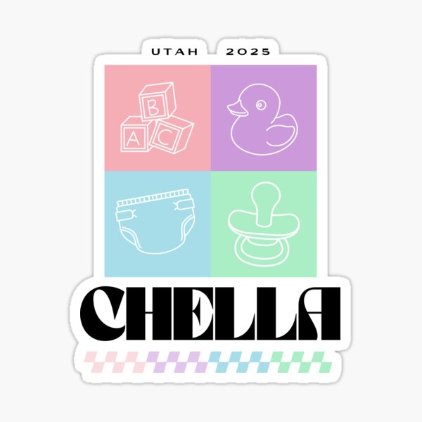 Item preview, Multi Color-Block Blocks ('Chella 25) designed and sold by CandyStriper Art.