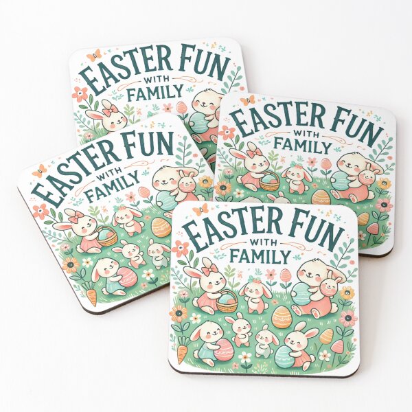 Item preview, Easter Sunday Fun with Family - Cute Bunny Egg Hunt Design designed and sold by Wear Sculpt.