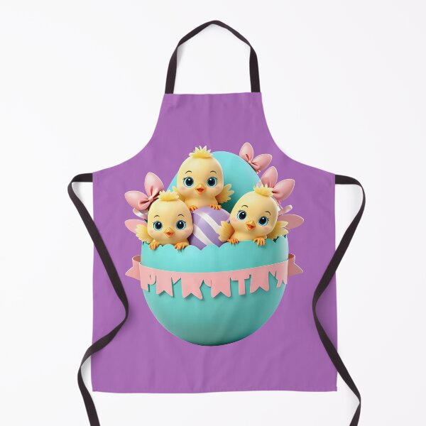 Item preview, Easter Chicks in Egg – Cute 3D Spring Design designed and sold by QuickPick Store.