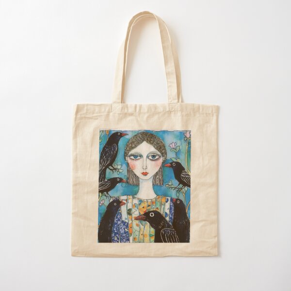 Item preview, My Crows and Me: Portrait of a Young Woman designed and sold by dawnleblanc55.