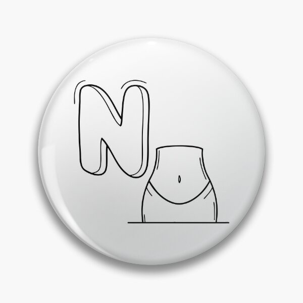Item preview, An Illustration of letter N stand for Navel designed and sold by rasagamastore.