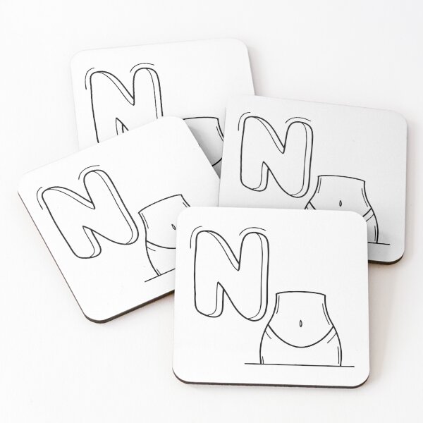 Item preview, An Illustration of letter N stand for Navel designed and sold by rasagamastore.