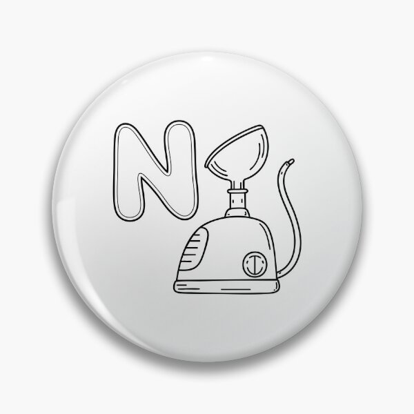 Item preview, An Illustration of letter N stand for Nebulizer designed and sold by rasagamastore.