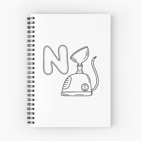 Item preview, An Illustration of letter N stand for Nebulizer designed and sold by rasagamastore.