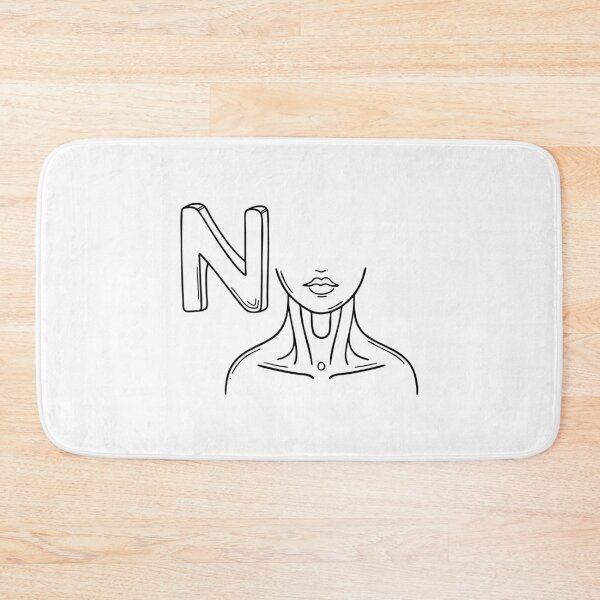Item preview, An Illustration of letter N stand for Neck designed and sold by rasagamastore.