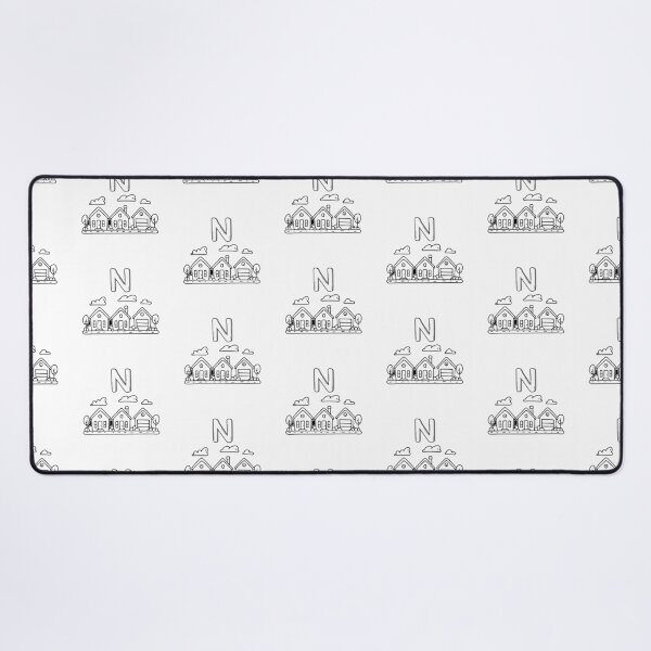Item preview, An Illustration of letter N stand for Neighbourhood designed and sold by rasagamastore.