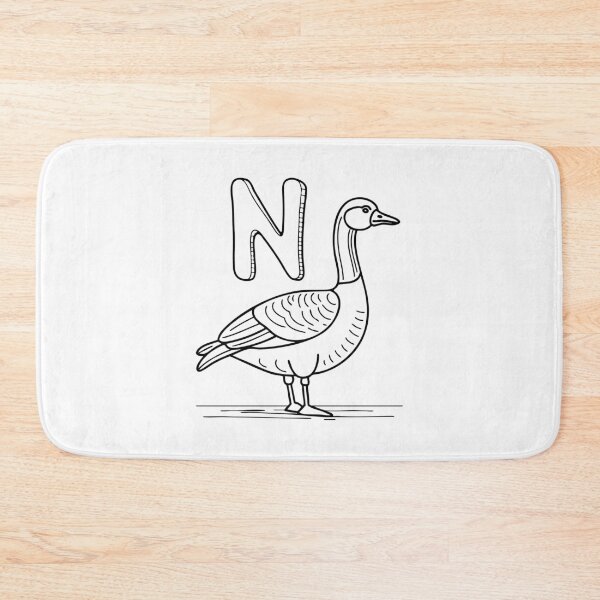 Item preview, An Illustration of letter N stand for Nene designed and sold by rasagamastore.