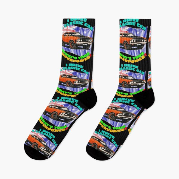 Item preview, XA Falcon GT RPO Coupe Cartoon – Classic Aussie Muscle Car Art designed and sold by Michael van der Hoorn.