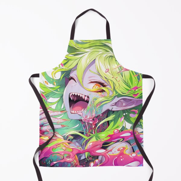 Item preview, Neon Splatter Energy Anime Girl designed and sold by bubblegoth.