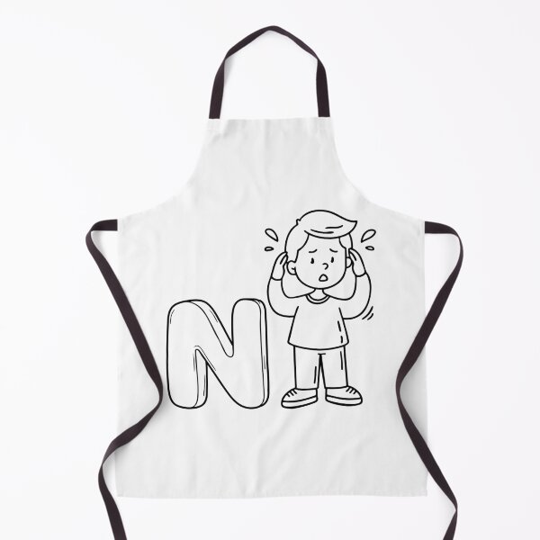 Item preview, An Illustrations of Nervous beside a letter N designed and sold by rasagamastore.