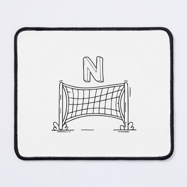 Item preview, An Illustrations of Net beside a letter N designed and sold by rasagamastore.