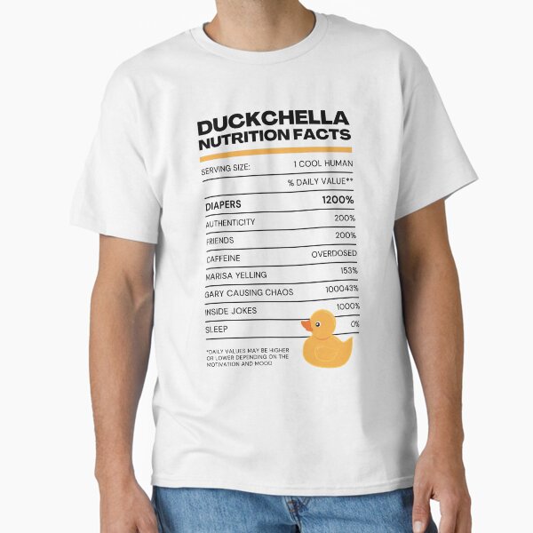 Item preview, Classic Duckie Label FACTS ('Chella 25) designed and sold by CandyStriper Art.