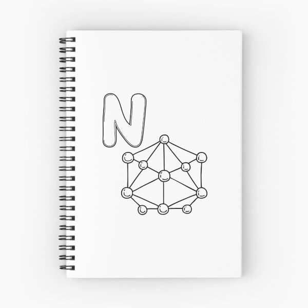 Item preview, An Illustrations of Network beside a letter N designed and sold by rasagamastore.