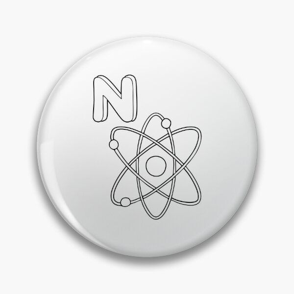 Item preview, An Illustrations of Neutron beside a letter N designed and sold by rasagamastore.
