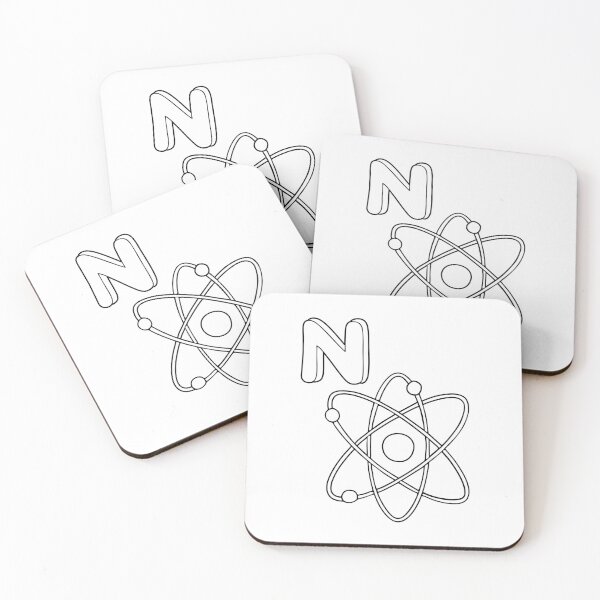 Item preview, An Illustrations of Neutron beside a letter N designed and sold by rasagamastore.