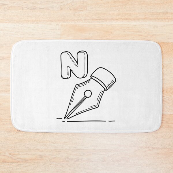 Item preview, An Illustrations of Nib beside a letter N designed and sold by rasagamastore.