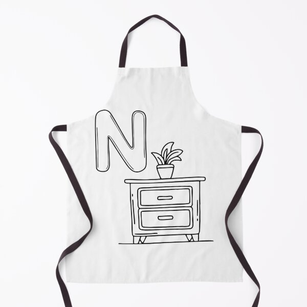 Item preview, An Illustrations of Nightstand beside a letter N designed and sold by rasagamastore.