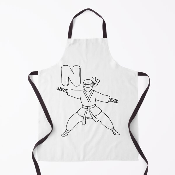 Item preview, An Illustrations of Ninja beside a letter N designed and sold by rasagamastore.