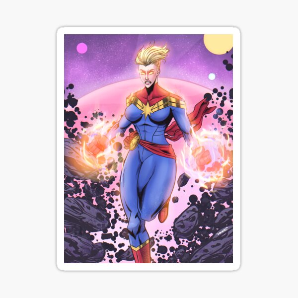 Item preview, Captain Marvel designed and sold by Jyanchikart.