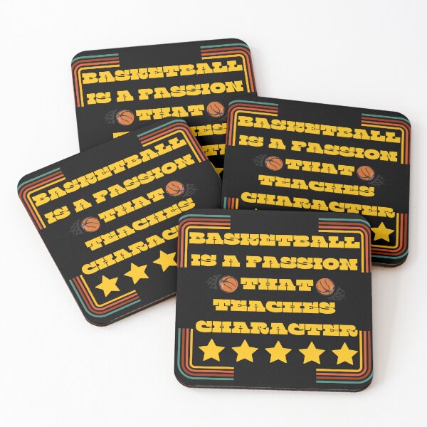 Item preview, BASKETBALL IS A PASSION THAT TEACHES CHARACTER designed and sold by THSSKLEP.