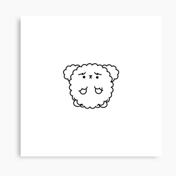 Artikel-Vorschau von Fluffiger Pudel mit Sorgenblick – Einfach zum Knuddeln, designt und verkauft von pudelicious.