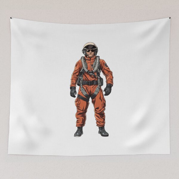 Item preview, fighter jet pilot designed and sold by javierparra.