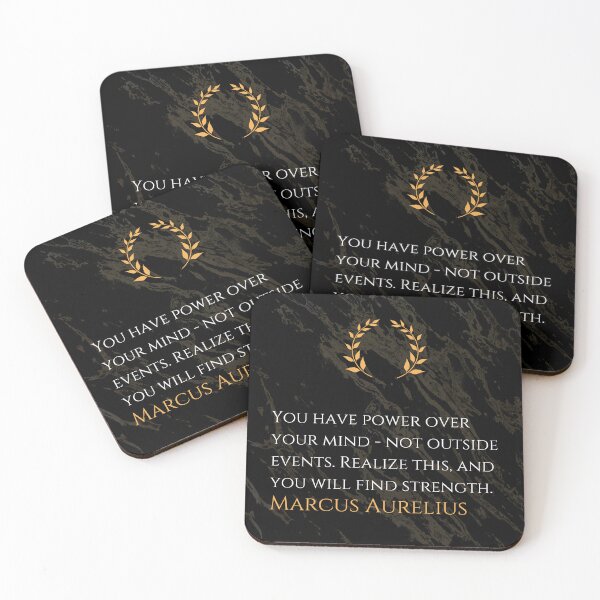 Item preview, Unlock Your Inner Strength - Marcus Aurelius Stoicism Quote designed and sold by DoseOPhilosophy.