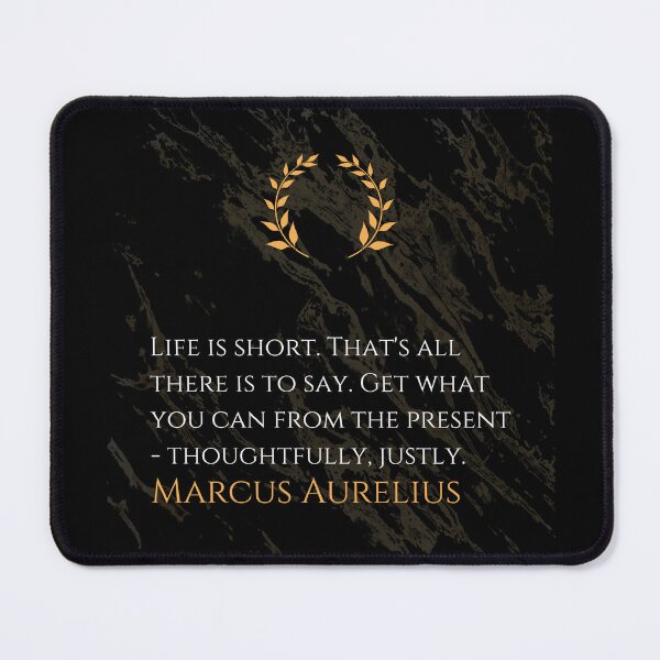 Item preview, Seize the Present Thoughtfully and Justly - Marcus Aurelius designed and sold by DoseOPhilosophy.