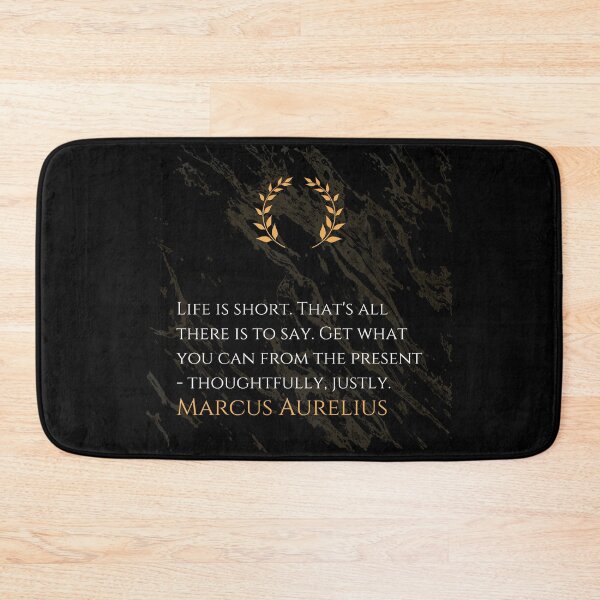Item preview, Seize the Present Thoughtfully and Justly - Marcus Aurelius designed and sold by DoseOPhilosophy.