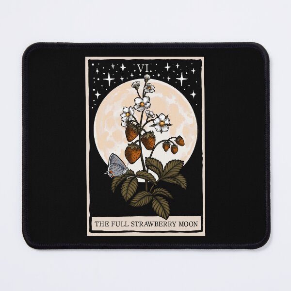 Item preview, The Full Strawberry Moon Tarot Card designed and sold by CattGDesigns.