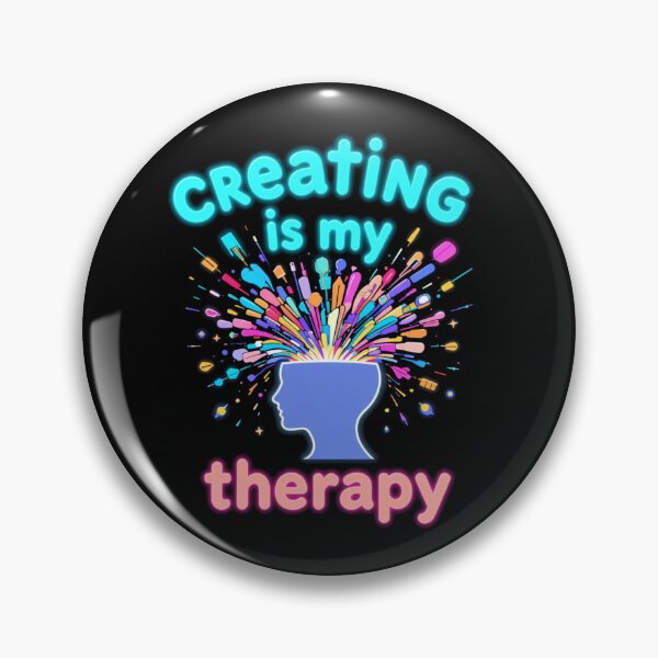 Item preview, Creating is my Therapy - Colorful Escape Edition designed and sold by JesyDualContent.