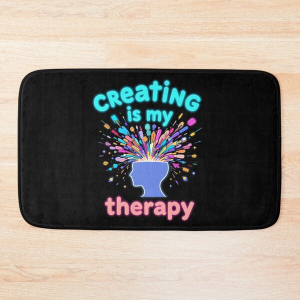 Item preview, Creating is my Therapy - Colorful Escape Edition designed and sold by JesyDualContent.