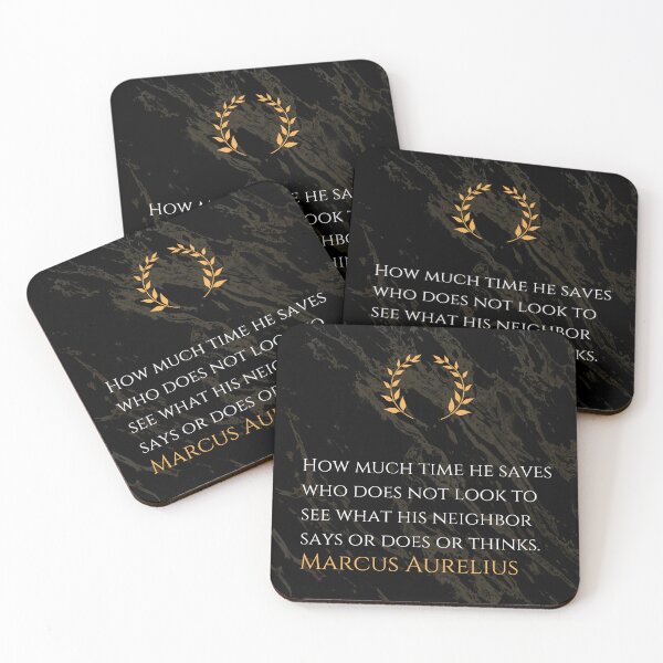 Item preview, Save Time and Focus - Marcus Aurelius Stoicism Quote designed and sold by DoseOPhilosophy.