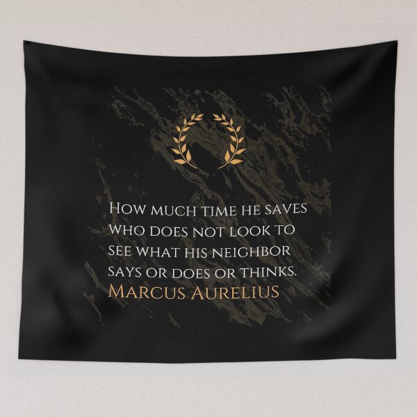 Item preview, Save Time and Focus - Marcus Aurelius Stoicism Quote designed and sold by DoseOPhilosophy.