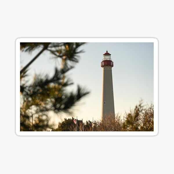 Artikel-Vorschau von Cape May Leuchtturm bei Sonnenuntergang, designt und verkauft von katiekasperson.