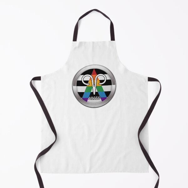 Item preview, Aries Zodiac Symbol in LGBT Ally Pride Flag Colors Horoscope designed and sold by LiveLoudGraphic.