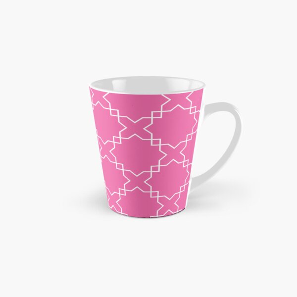 Item preview, Exotic Geometric Pattern In Classic Pink And White designed and sold by DEC02.