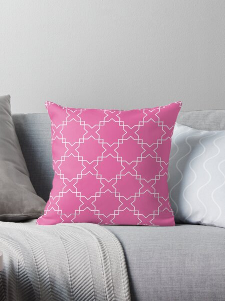 Item preview, Exotic Geometric Pattern In Classic Pink And White designed and sold by DEC02.