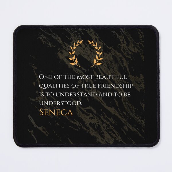 Item preview, The Beauty of True Friendship - Seneca Stoicism Quote designed and sold by DoseOPhilosophy.