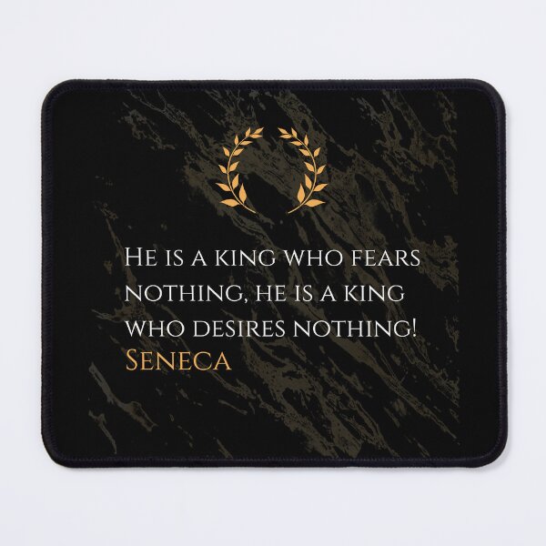 Item preview, The True King - Seneca Stoic Philosophy Quote designed and sold by DoseOPhilosophy.