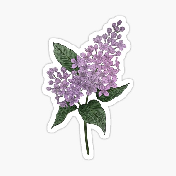 Item preview, Lilac Flowers designed and sold by Marguerite Artistry.