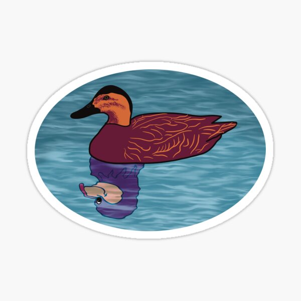 Item preview, VT Duck/Mascot Reflection designed and sold by Maybellina.
