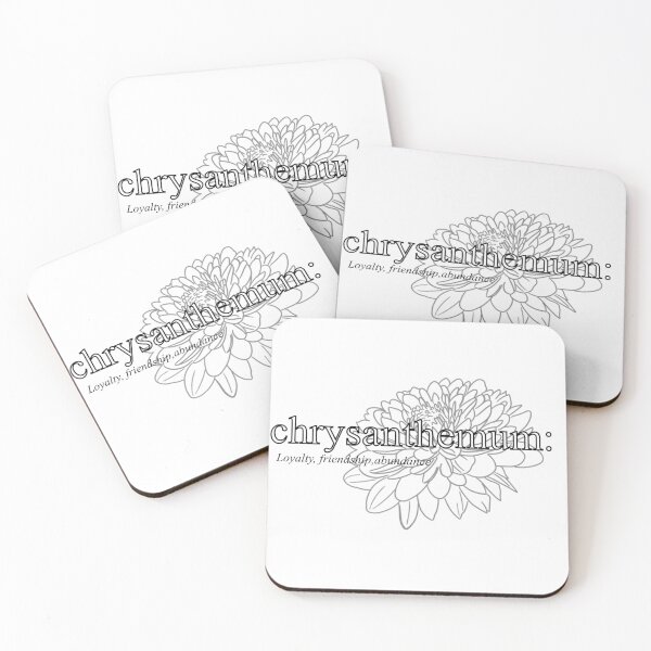 Item preview, Chrysanthemum Language of Flowers designed and sold by Bearly-Talented.