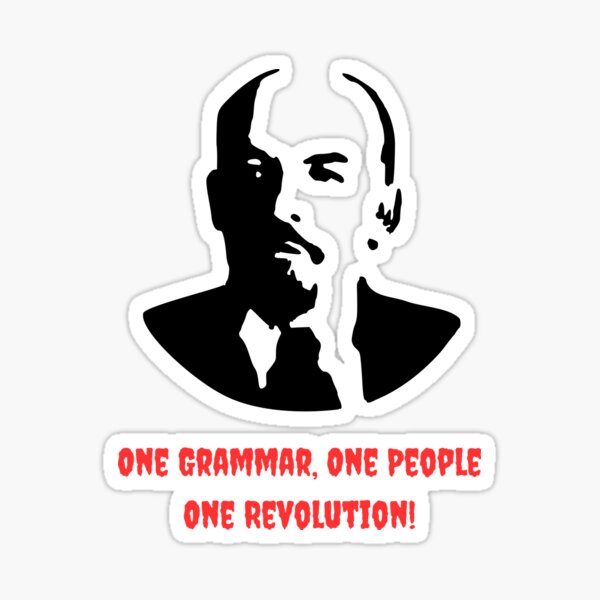Artikel-Vorschau von Eine Grammatik, ein Volk, eine Revolution!, designt und verkauft von haxaday.