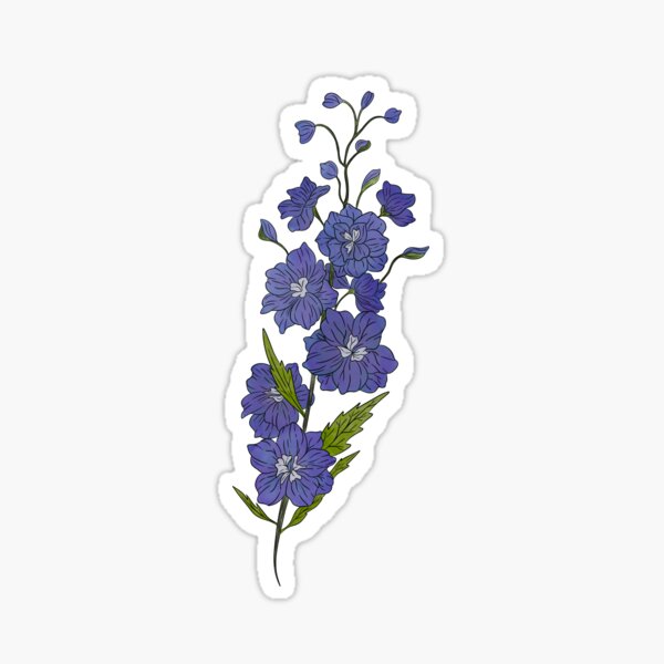 Artikel-Vorschau von Ritterspornblüten, designt und verkauft von Marguerite Artistry.