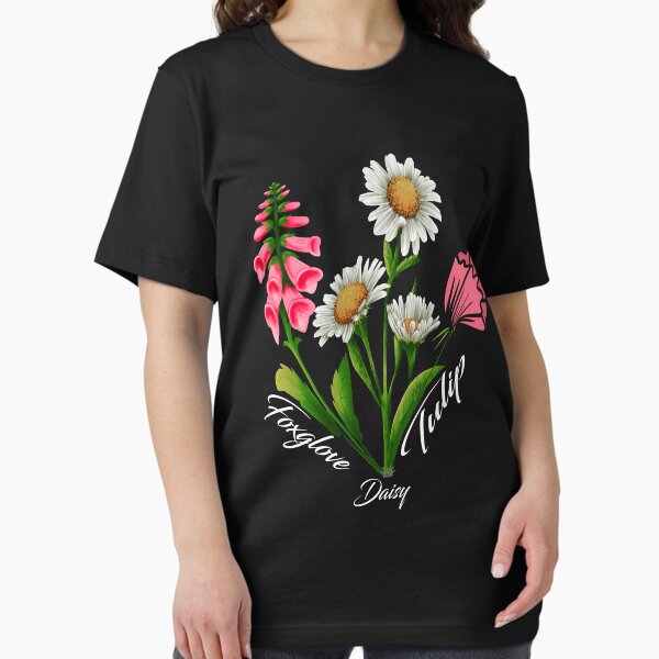 Item preview, Vintage Floral Plant Foxglove Daisy Tulip Flower mothers day  designed and sold by Cometara.