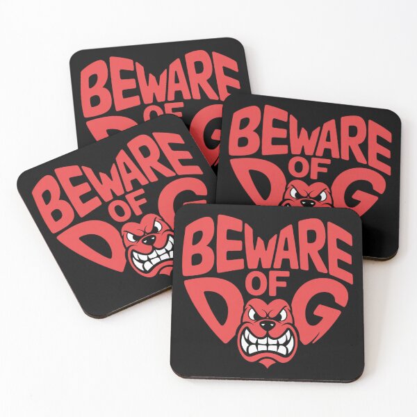 Item preview, Beware of Dog Design designed and sold by Templatemini.