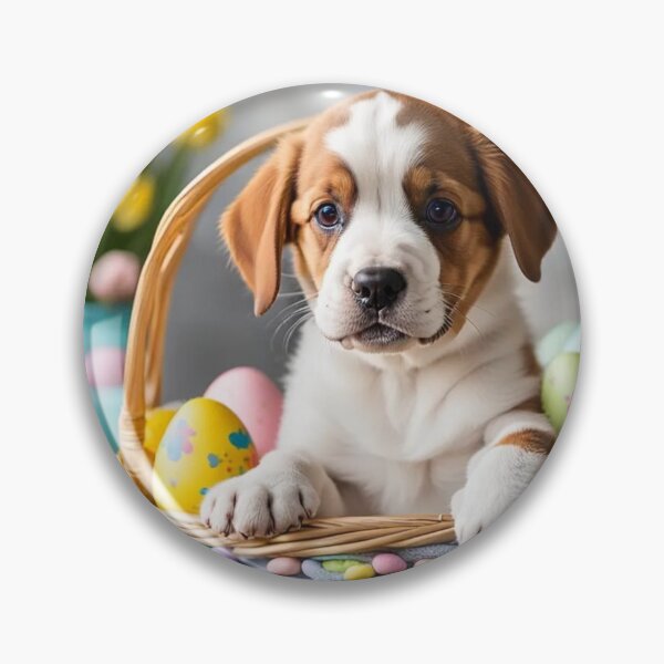 Item preview, Puppy at Easter designed and sold by Magic3D.