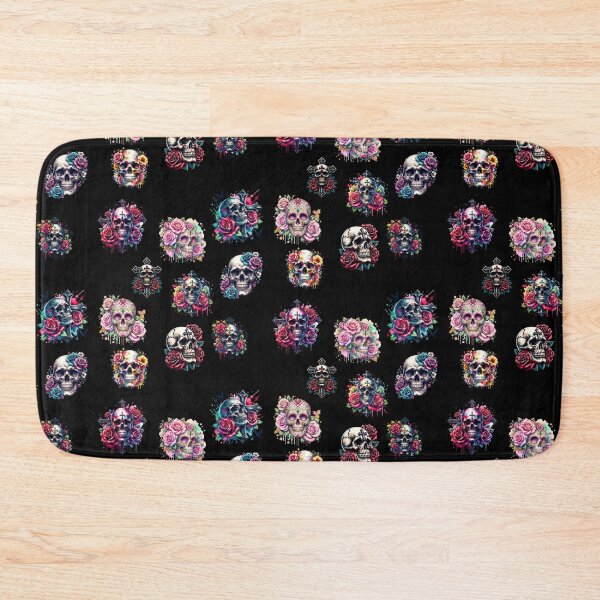 Item preview, Flower Skulls  designed and sold by pikeprints.