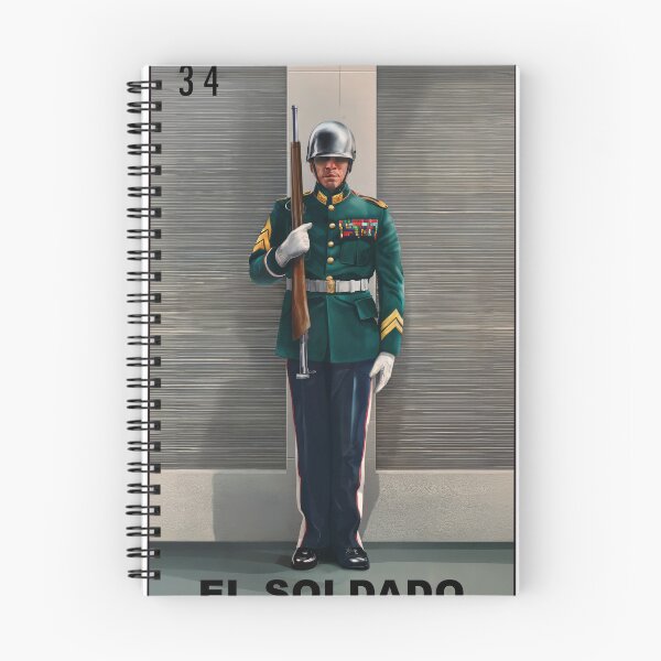 Item preview, El Soldado (The Soldier) Loteria Card 34 designed and sold by matteflor.